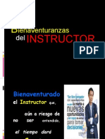 BIENAVENTURANZAS DEL INSTRUCTOR