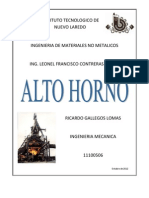 ALTO HORNO PROCESO FUNDAMENTAL ACERO