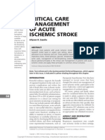 Critical Care Management of Acute Stroke - Zazulia
