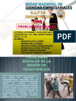 PROBLEMAS SOCIALES EN LA REGIÓN DE HUANCAVELICA
