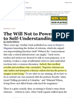 Why Criticism Matters - Essay by Adam Kirsch