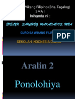 Ponolohiya SMA 1
