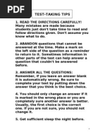 Download Testmanship Tips-test Wiseness by anonymous by Jadie Prenio SN161567301 doc pdf