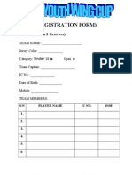 SGSS YW CUP Registration Form