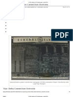 Star-Delta Transformer Connection Overview