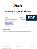 Installing Iphone 4S Vibrator