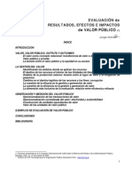 HINTZE Jorge - Evaluacion de Resultados Efectos e Impactos de Valor Publico