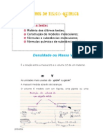 Resumos de Ciências Fisicó-Químicas (8.º Ano)