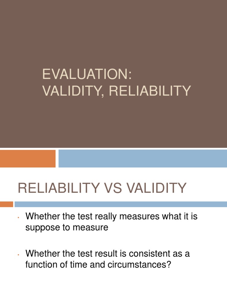 Why is face validity important image