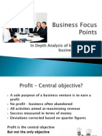 In Depth Analysis of Key Areas of A Business Enterprise