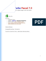 Pascal Tutorialtpascal701