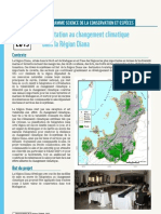 Programme de la Science de la Conservation et Espèces – Adaptation au Changement Climatique dans la Région Diana (WWF – 2013)