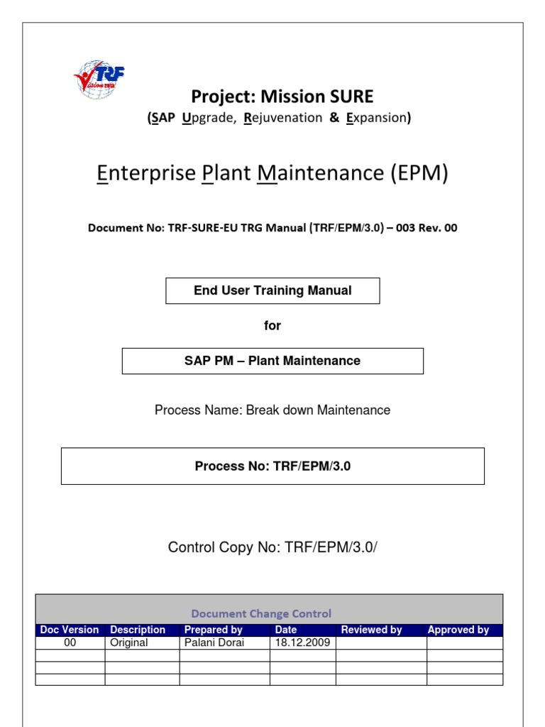 SAP PM Breakdown Maintenance Guide | PDF | System Software | Software