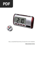 257 Despertador Espia Manual Usuario 12345678