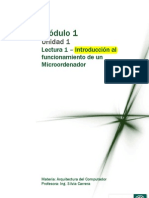 Enviando M1 Lectura 1 - Introducción al funcionamiento de un Microoedenador 2011