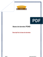 Descriptif de La Base de Donnée