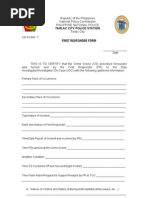 PNP Arrest and Booking Sheet | PDF | Criminal Justice | Crime & Violence
