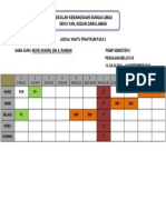 Jadual Waktu Praktikum Fasa 2