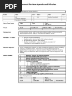 Download Management Review Agenda and Minutes by Gobi Smart SN161663085 doc pdf