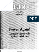 London's Genocide Against Africans