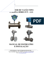 Medidor de Vazao Tipo Turbina