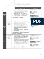 DOTS (Summer 2009) Schedule of Online Activities and Assignments