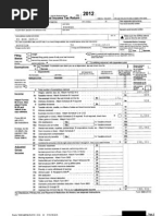 Annise Parker Tax Return, 2012