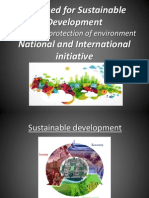 Need for Environmental Sustainability