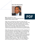 Ratan Tata Biography