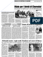 Corriere delle Alpi 05/06/2009