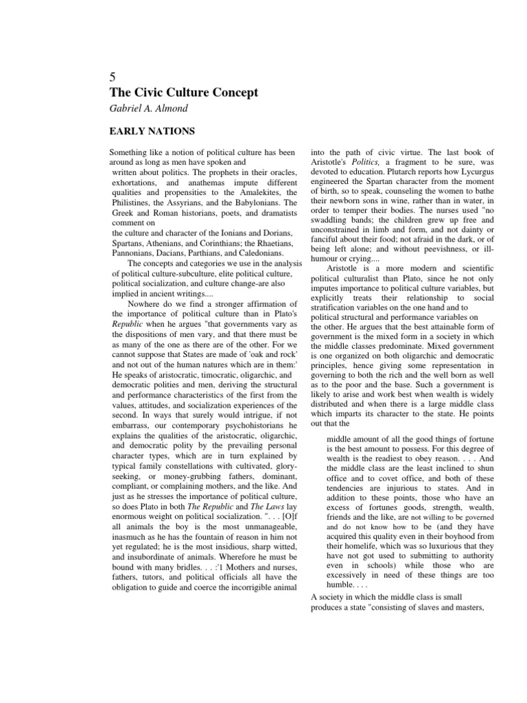 570 Almond Verba Civic Culture Summary Gratis Terbaru