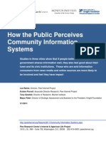 How The Public Perceives Community Information Systems
