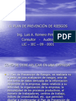 5-EL PLAN DE PREVENCIÓN DE RIESGOS