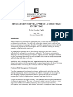 Management Development: A Strategic Initiative: by Lin Grensing-Pophal