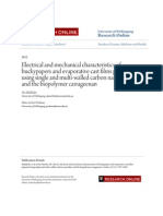 Electrical and Mechanical Characteristics of Bucky Papers and Evaporative Cast Films Prepared Using Single and Multi-walled Carbon Nanotubes and the Biopolymer Carrageenan