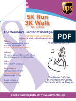 5K Run 3K Walk: The Women's Center of Montgomery County