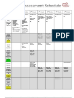 LNW - District Assessment Schedule K-6 August 2013