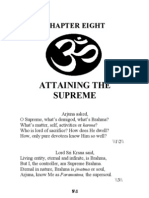 Attaining The Supreme: Chapter Eight