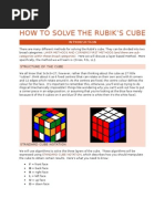 Learn How To Solve The Rubik's Cube