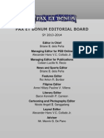 PEB Editorial Board SY 2013-2014