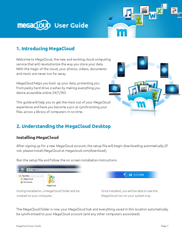 MegaCloud Setup & Features Guide | PDF