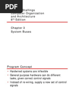 William Stallings Computer Organization and Architecture 6 Edition System Buses