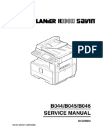 B044/B045/B046 Service Manual: Ricoh Group Companies