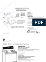 Jbs03Cad-Ge 5.0 Cu. Ft. Free-Standing Quickclean Electric Range