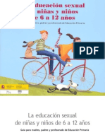 Guia para Padres Y Profesores La educación sexual de niños y niñas de 6 a 12 años .Editorial Paidos