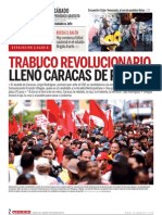 Trabuco Revolucionario: Llenó Caracas de Pueblo