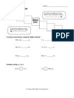 Ladder Method for Metric Conversions | PDF