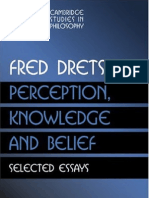 Dretske - Perception, Knowledge, And Belief