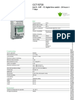 Product Data Sheet: Acti 9 - IHP - 1C Digital Time Switch - 24 Hours + 7 Days