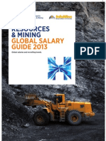 Resources & Mining Salary Guide 2013